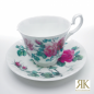 Preview: Kaffeetasse mit Unterteller English Rose Roy Kirkham 230ml