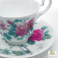 Preview: Kaffeetasse mit Unterteller English Rose Roy Kirkham 230ml