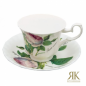 Preview: Kaffeetasse mit Unterteller Redoute Rose Roy Kirkham 230ml