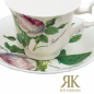 Preview: Kaffeetasse mit Unterteller Redoute Rose Roy Kirkham 230ml