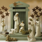 Preview: Die HEILIGE FAMLIE Nativity Krippenfiguren von Willow Tree