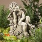 Preview: Engel Corat Gartenskulptur 26cm Zauberblume