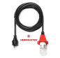 Preview: 40cm Roter Stern Set mit 5m Kabel, Abdeckung und Leuchtmittel LED Herrnhuter