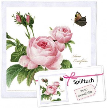 Spültuch Rosa centifolia von Rannenberg