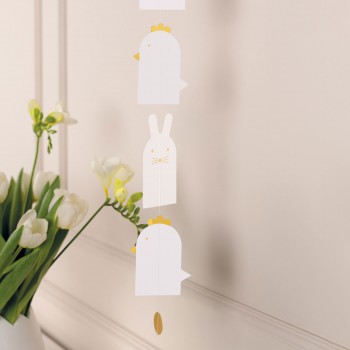 Kette Hase und Huhn 87cm Ostern von Räder Design