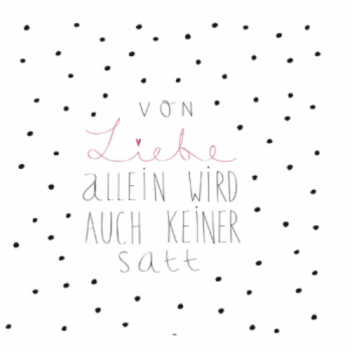 Von Liebe allein Lunch Serviette von Räder Design