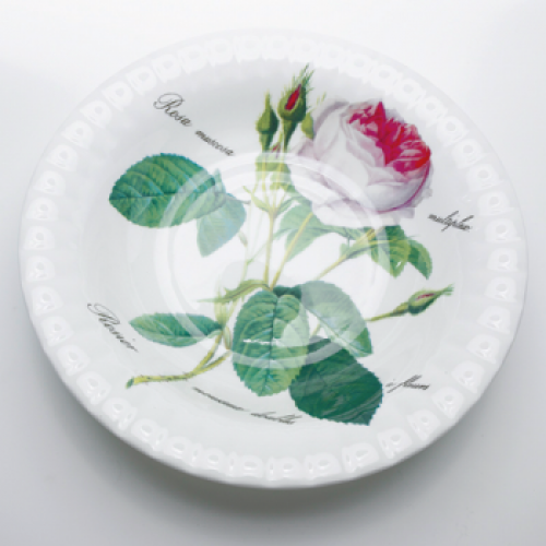 Fruchtschale / Salatschüssel Redoute Roses Roy Kirkham 25cm