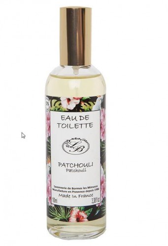 Patchouli Eau de Toilette Savonnerie de Bormes 100ml