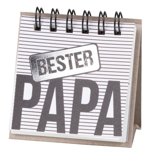 Kleine Botschaften Bester Papa 6,5x6,5cm Giving Räder Design