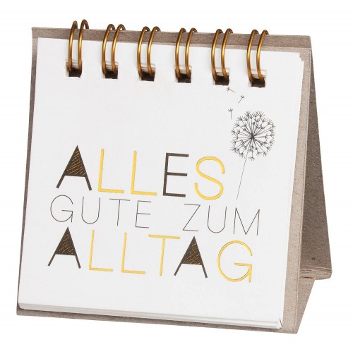 Kleine Botschaften Alles Gute zum Alltag 6,5x6,5cm Giving Räder Design