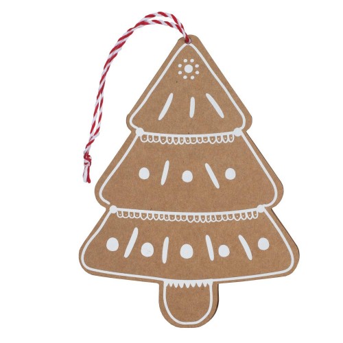 Weihnachtskarte Lebkuchenbaum Räder Design