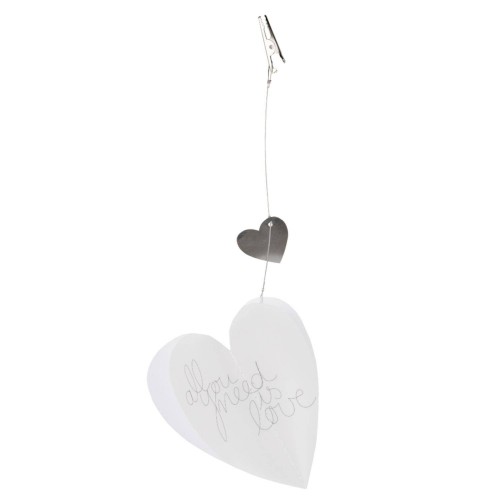 Herzclip All you need is love 23cm Räder Design