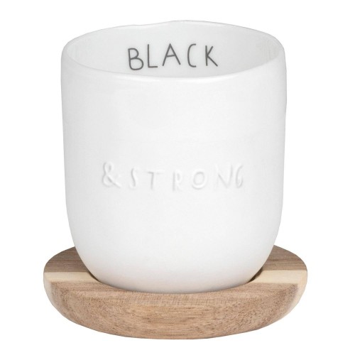 Kleiner Becher Black & Strong 75ml Räder Design