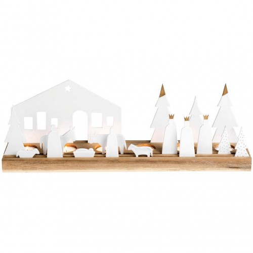 Lichtobjekt Krippe Xmas Living 25x7x16,5cm von Räder