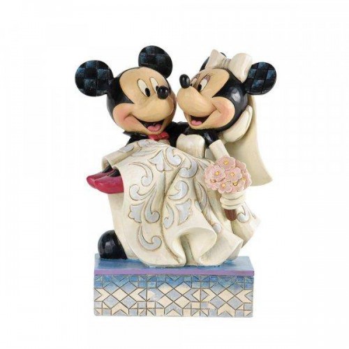 Hochzeitsfigur, Jim Shore Hochzeitspaar Figur, Disney Traditions Congratulations Figur, Mickey & Minnie Mouse Figur