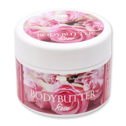 Bodybutter Rose mit Schafmilch 125ml von Florex