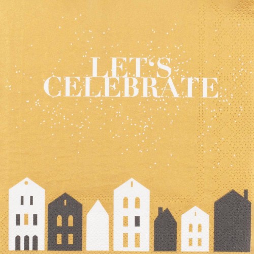 Let's Celebrate Lunch Serviette von Räder Design