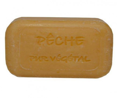 Peche - Pfirsich Pflanzenölseife Savonnerie de Bormes Provence 100g