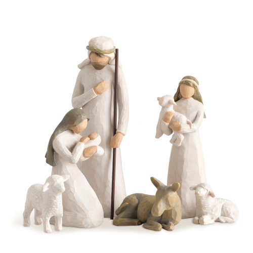 Die HEILIGE FAMLIE Nativity Krippenfiguren von Willow Tree