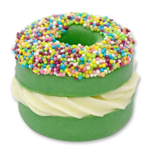 Badebutter-Donut Lemongras mit Zuckerstreusel von Florex 60g