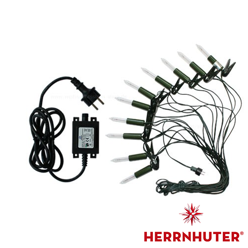 Lichterkette Sterne A1 weiss Herrnhuter