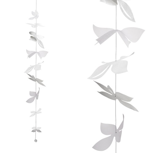 Zuhause Silver Blossom Girlande XL 120cm